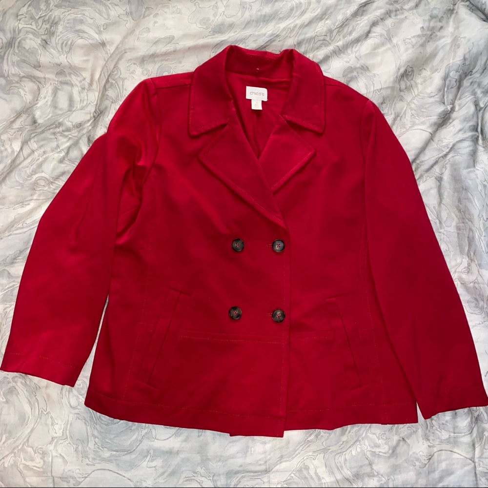 Chico’s Red Blazer